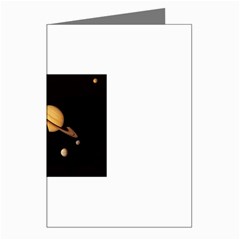 Saturn Enceladus Greeting Cards (Pkg of 8) from UrbanLoad.com Left