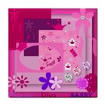 Pink Diva Tile Coaster