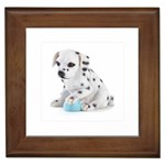 Dalmation Puppy Framed Tile