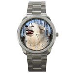 American Eskimo Dog Sport Metal Watch