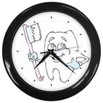 Dentist (custom) Wall Clock (Black)
