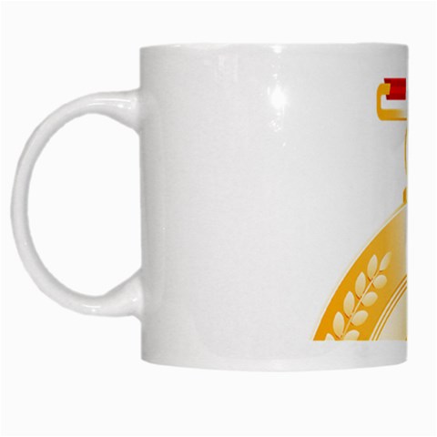 gold White Mug from UrbanLoad.com Left