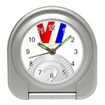 siver Travel Alarm Clock