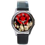 For You Rose Round Metal Watch
