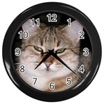 Cat Wall Clock (Black)