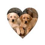 Labrador  Puppy 2 Magnet (Heart)