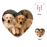 Labrador  Puppy 2 Playing Cards (Heart)