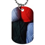 Balls of Wool Dog Tag (One Side)