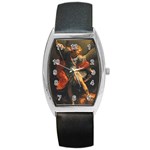 St. Micheal Archangel Barrel Style Metal Watch