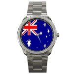 AUSTRALIA Flag Australian Girls Boys Sport Metal Watch