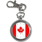 CANADA FLAG National Canadian Gifts Key Chain Watch