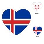 ICELAND FLAG Europe National Gift Men Heart Playing Card