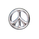 Heavy Metal Peace Sign Hat Clip Ball Marker (10 pack)