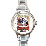 Choppers rule personalized gifts Round Italian Charm Watch