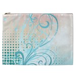 Pink Blue Pattern Cosmetic Bag (XXL)