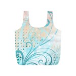 Pink Blue Pattern Full Print Recycle Bag (S)