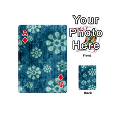 Ace Snow Flake Art Playing Cards 54 (Mini) from UrbanLoad.com Front - DiamondA