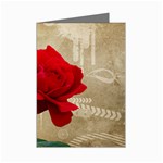 Red Rose Art Mini Greeting Cards (Pkg of 8)