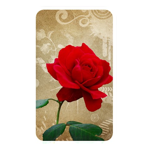Red Rose Art Memory Card Reader (Rectangular) from UrbanLoad.com Front