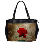 Red Rose Art Oversize Office Handbag