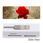 Red Rose Art Memory Card Reader (Stick)
