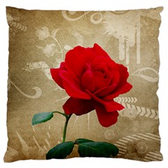 Red Rose Art Large Cushion Case (Two Sides) from UrbanLoad.com Front