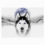 Wolf Moon Mountains Large Glasses Cloth (2 Sides)