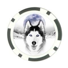 Wolf Moon Mountains Poker Chip Card Guard (10 pack) from UrbanLoad.com Front