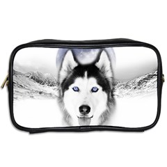 Wolf Moon Mountains Toiletries Bag (Two Sides) from UrbanLoad.com Back