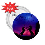 Unicorn Sunset 2.25  Button (10 pack)