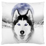Wolf Moon Mountains Large Flano Cushion Case (One Side)