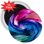 Water Paint 3  Magnet (10 pack)