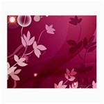 Pink Flower Art Small Glasses Cloth