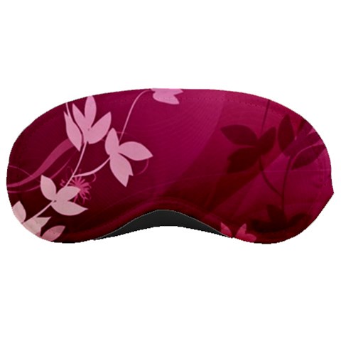 Pink Flower Art Sleeping Mask from UrbanLoad.com Front