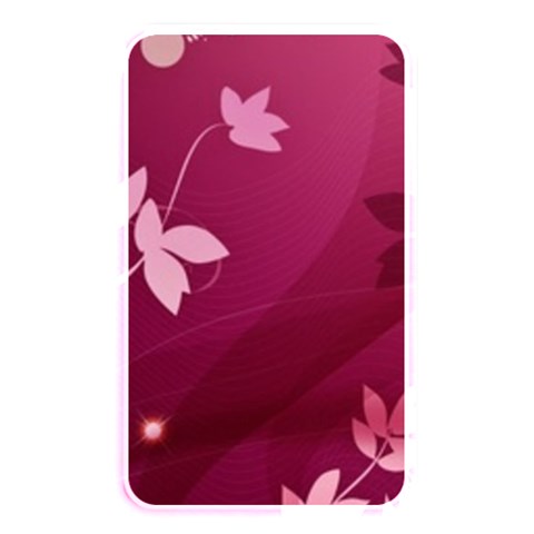 Pink Flower Art Memory Card Reader (Rectangular) from UrbanLoad.com Front