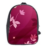 Pink Flower Art School Bag (XL)