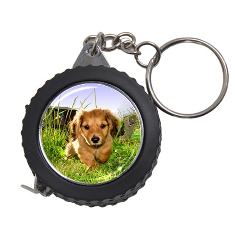 Puppy In Grass Measuring Tape from UrbanLoad.com Front