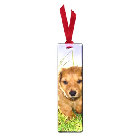 Puppy In Grass Small Book Mark from UrbanLoad.com Front