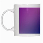 Purple Blue Wave White Mug