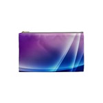 Purple Blue Wave Cosmetic Bag (Small)