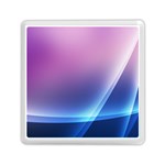 Purple Blue Wave Memory Card Reader (Square)