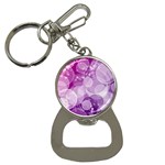 Purple Bubble Art Bottle Opener Key Chain