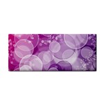 Purple Bubble Art Hand Towel