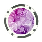 Purple Bubble Art Poker Chip Card Guard (10 pack)