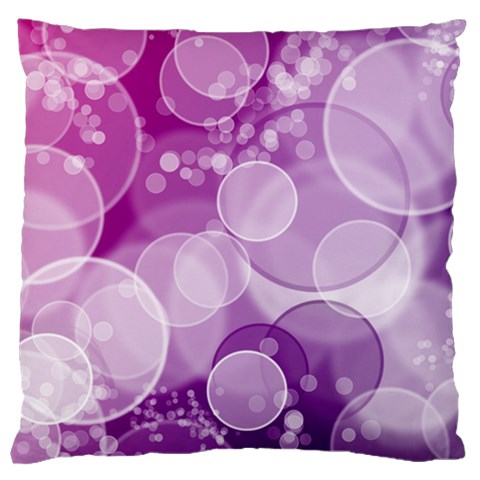Purple Bubble Art Large Cushion Case (One Side) from UrbanLoad.com Front