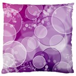 Purple Bubble Art Large Cushion Case (One Side)