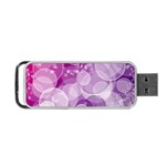 Purple Bubble Art Portable USB Flash (Two Sides)