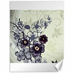 Purple Flower Art Canvas 36  x 48 