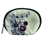 Purple Flower Art Accessory Pouch (Medium)