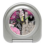 Peace Hand Art Travel Alarm Clock